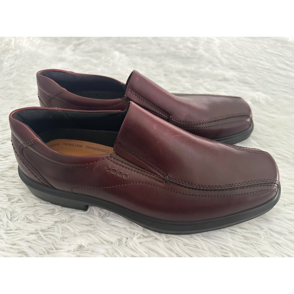 ECCO Helsinki Men's Leather Slip On Loafers Dress Shoes 42 8.5